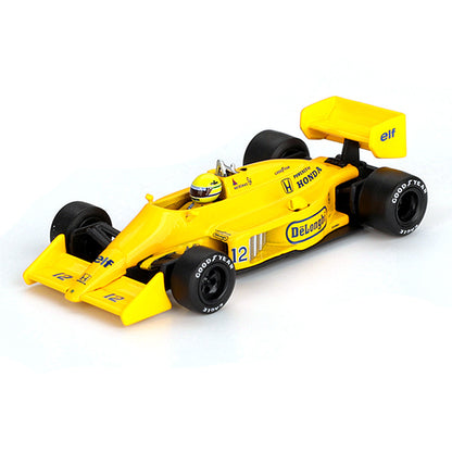 Mini GT 1:64 Lotus 99T #12 1987 Monaco Grand Prix Winner Ayrton Senna Diecast Model Car
