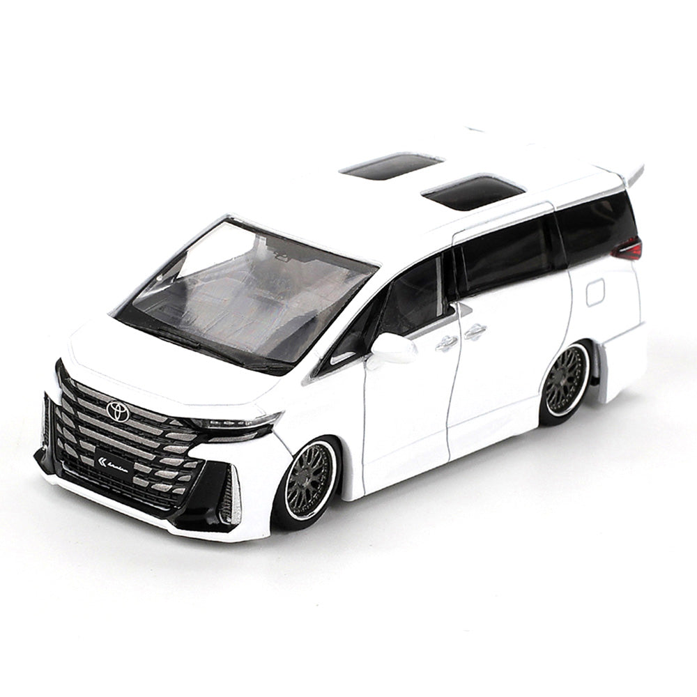 MINI GT 1:64 Scale Toyota Vellfire 40 KUHL White Die-Cast Model Car
