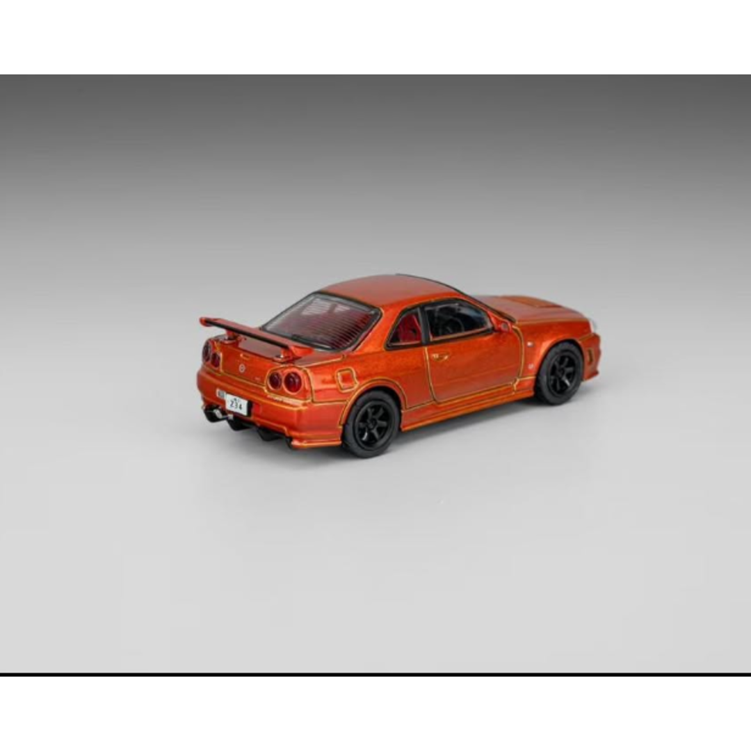 Shadow 1:64 Nissan Skyline GT-R R34 Z-Tune Diecast Model Car | Premium Collectible with 3 Color Variants