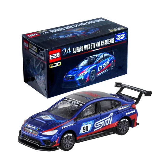 Tomica Premium #24 Subaru WRX STI NBR Challege- TAKARA TOMY -Diecast Scale Model Car