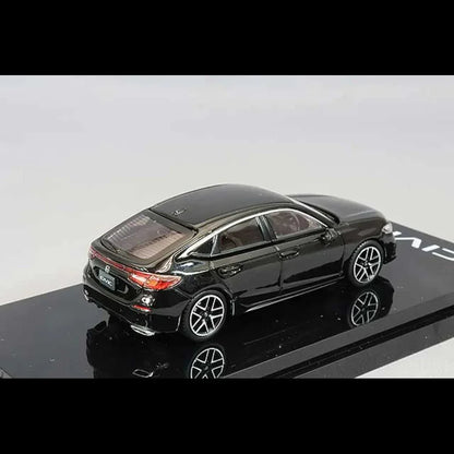 Hobby Japan 1:64 HJ641046 Honda Civic 50 Anniversary Run Forever FL1 LX Black Pearl Diecast Scale Model Car