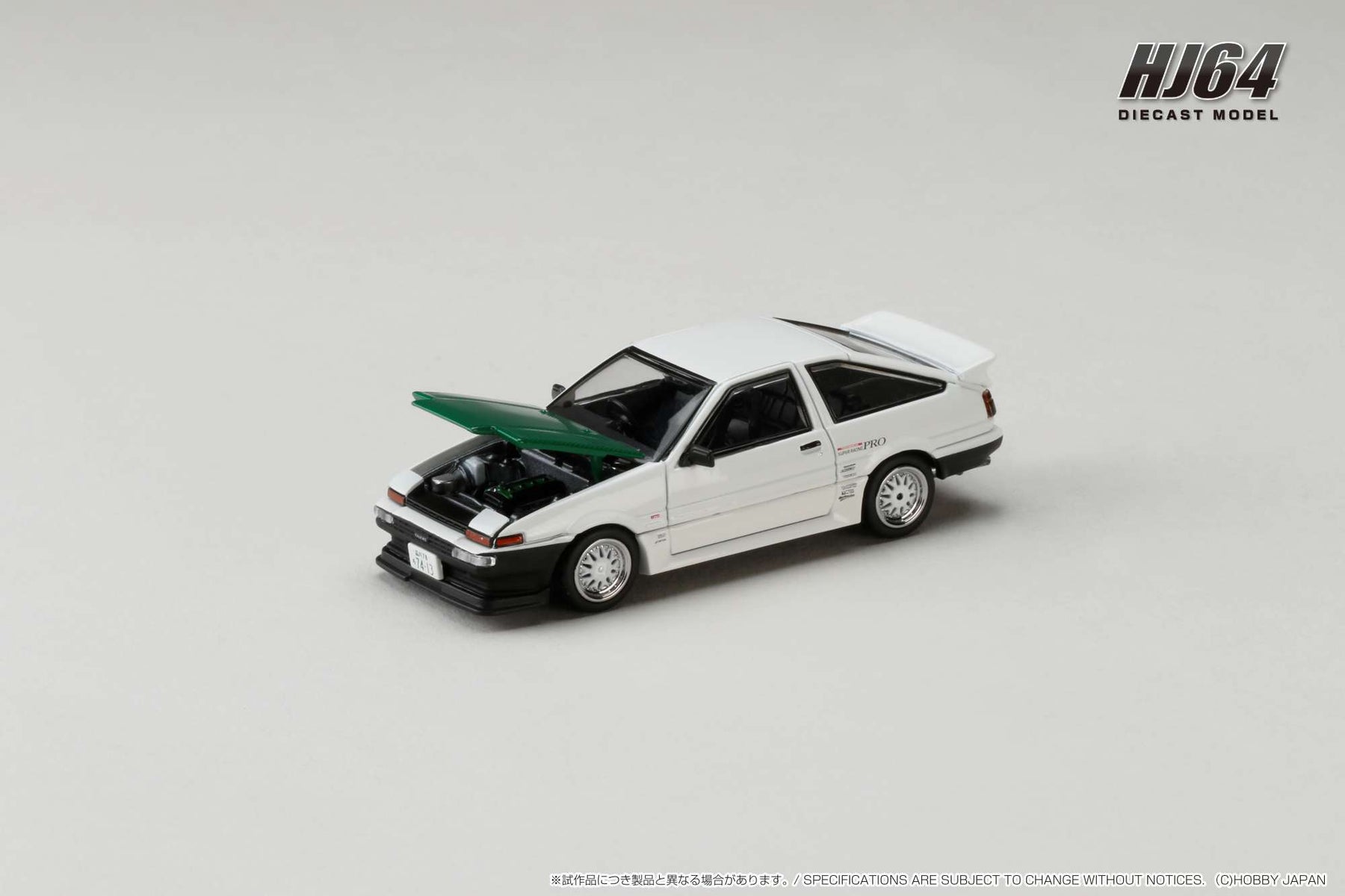 Hobby Japan 1:64 Toyota Sprinter Trueno AE86 DORI DORI Mesh Wheel