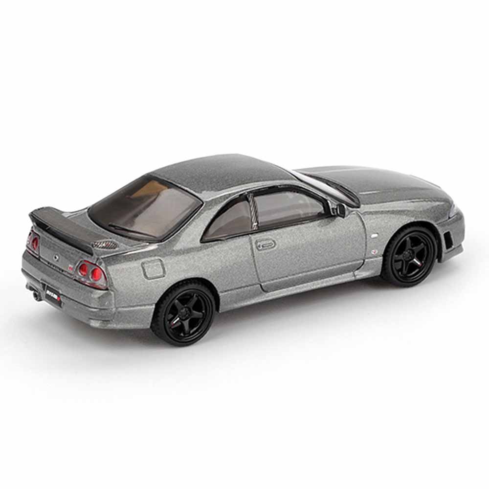 MINI GT 1:64 (Blister Pack) Nissan Skyline GT-R NISMO BCNR33 CRS Version Dark Metal Gray