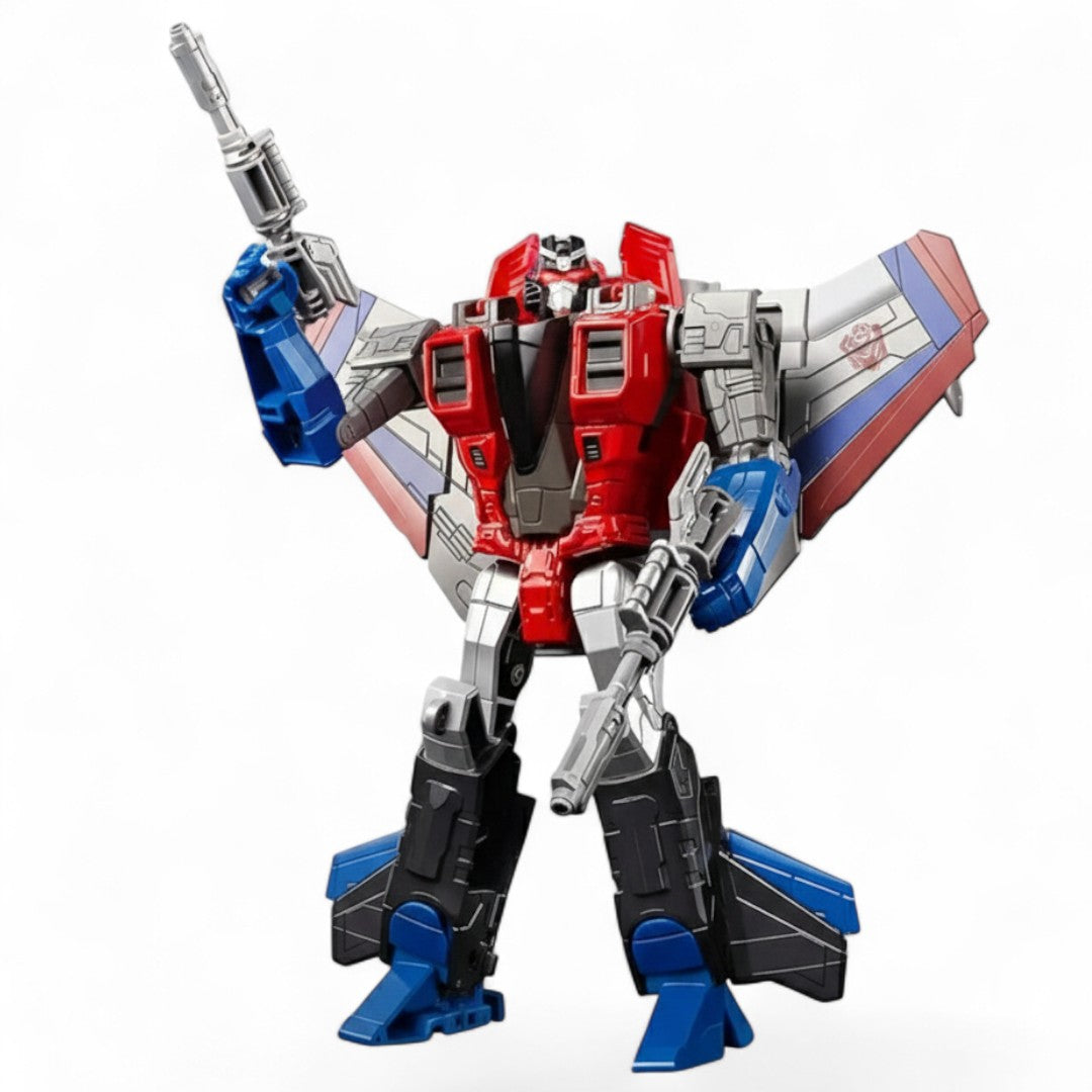 Mecha Crazed 1/10 Scale Robot Transformer Action Figure | Deformation Transforming Jet to Robot Manual Toy For Kids