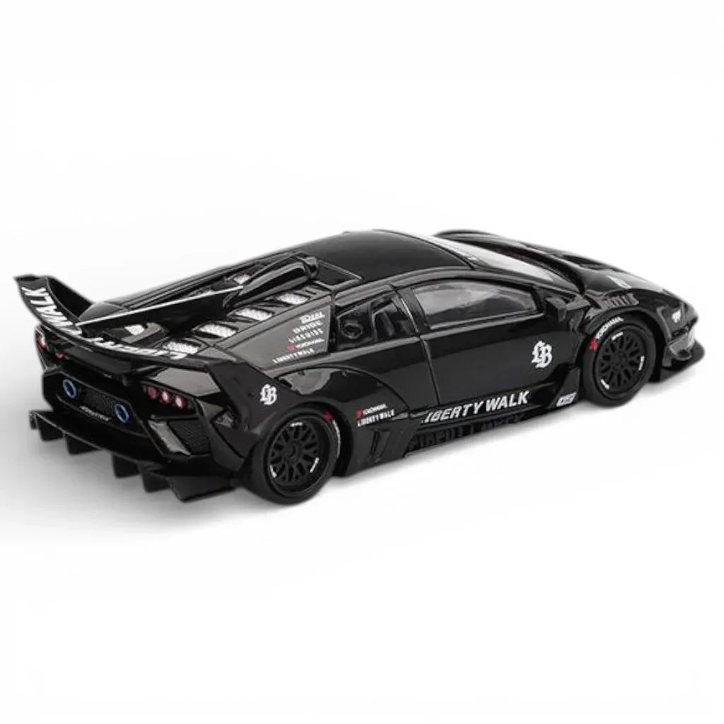Mini GT 1:64 Lamborghini LB-Silhouette WORKS Murciélago GT Evo Black | Liberty Walk Diecast (Blister Pack)