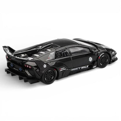 Mini GT 1:64 Lamborghini LB-Silhouette WORKS Murciélago GT Evo Black | Liberty Walk Diecast (Blister Pack)