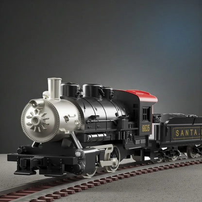 HANFIY 66200 HO Scale Railway Model Train Set No.66200 – Pennsylvania 0-4-0 Steam Locomotive with Metal Tracks (187 x 98 cm Layout)