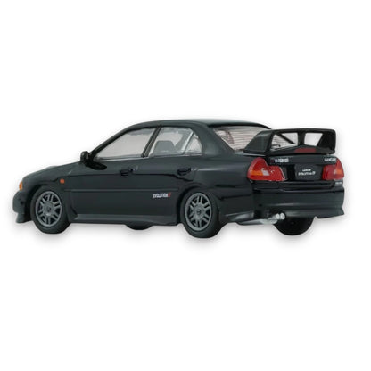 BM Creations Junior 1:64 Mitsubishi Lancer Evolution IV Diecast Model Car | Premium Collectible | Black