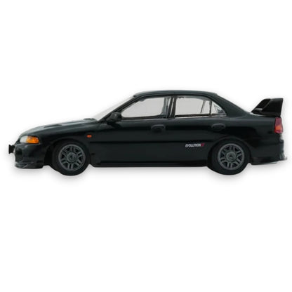 BM Creations Junior 1:64 Mitsubishi Lancer Evolution IV Diecast Model Car | Premium Collectible | Black