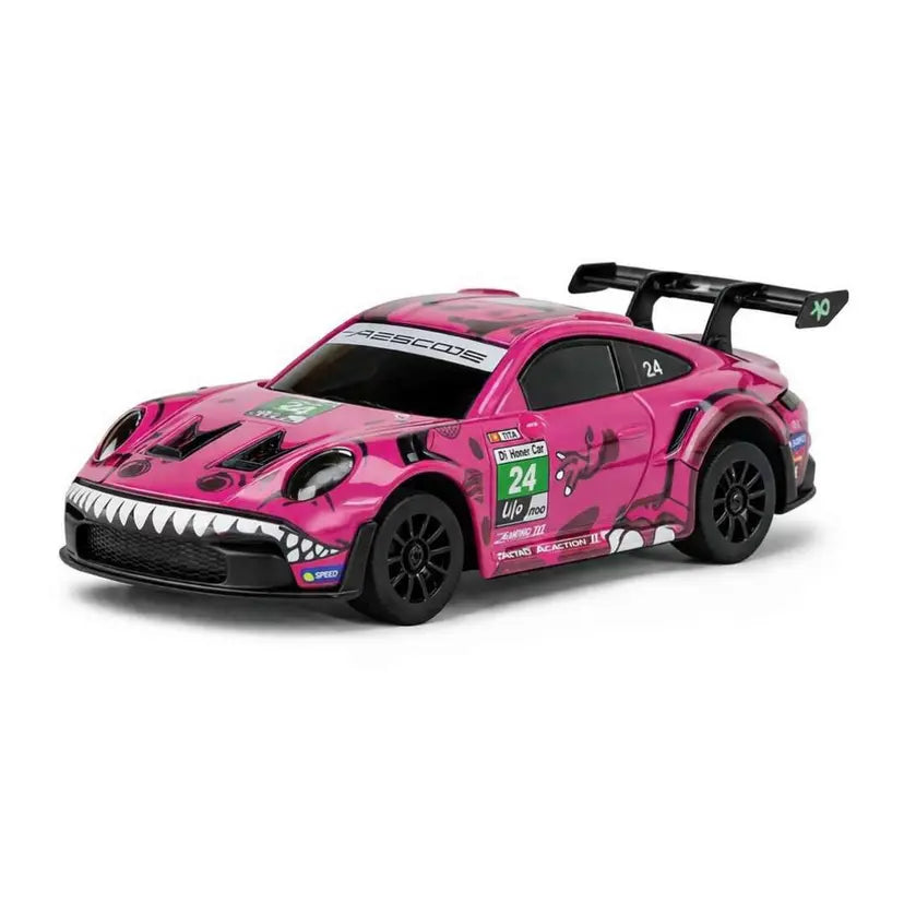 Hstar 91602P-4 1:16 Scale 4WD High-Speed RC Racing Car | 2.4GHz Remote Control Drift Car with Spray Effect, LED Lights, Rechargeable Battery & Spare Tyres | 2 Colour Variants