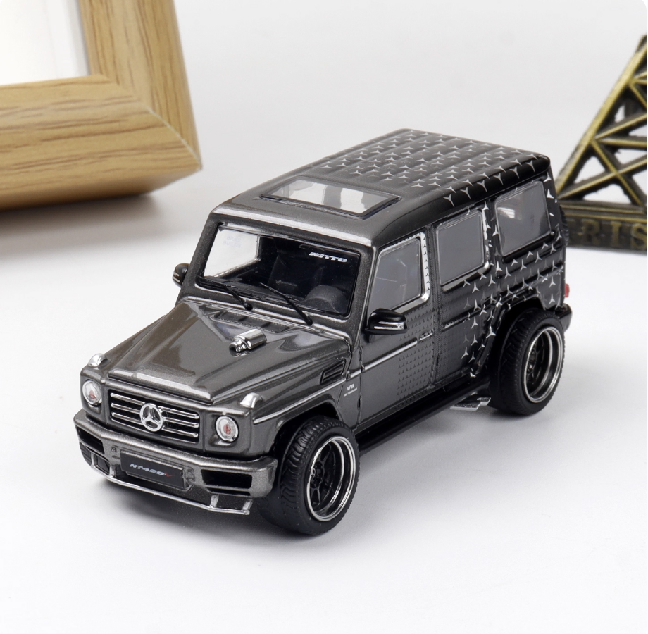 LMF Model 1:64 Mercedes-Benz G63 Modified Star Livery Diecast Car | Premium Collectible SUV Model Available in 4 Variants