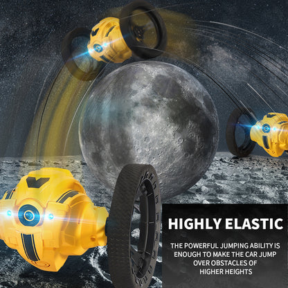 JJRC Q207 2.4G Double-Sided RC Stunt Car with Camera, Lights & Bounce Action Car