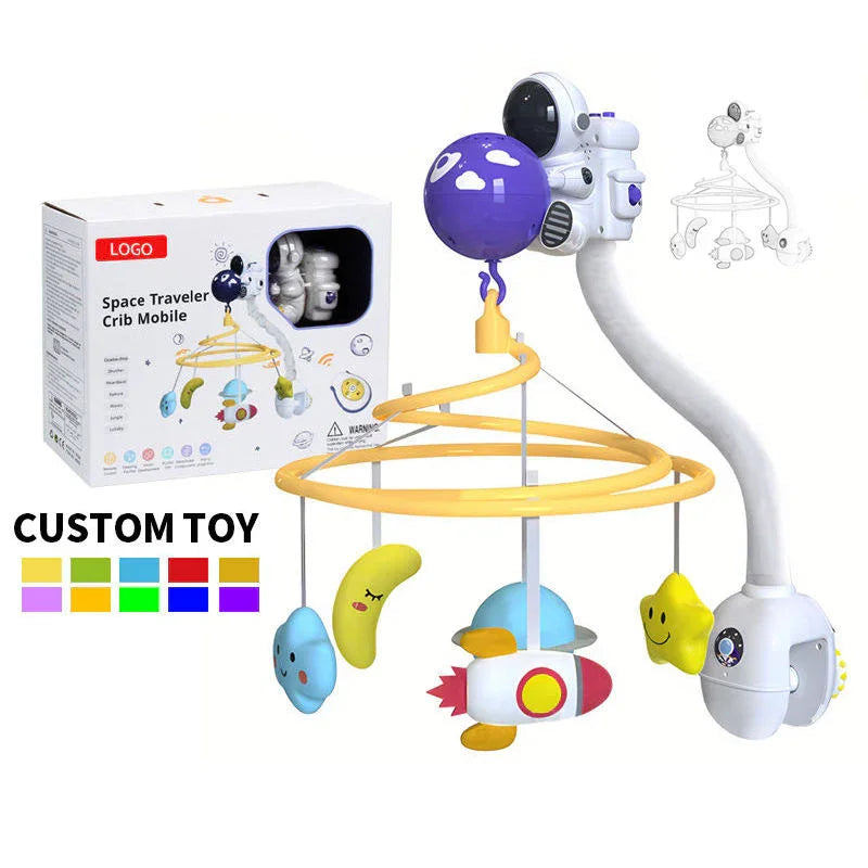 Space Travel Crib Mobile with Music and Lights, Baby Mobile for Crib - Jaiman Toys