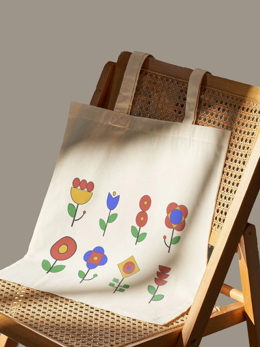 Tote Bag - DIY Nordic Flowers kit by Dastkhat - Jaiman Toys