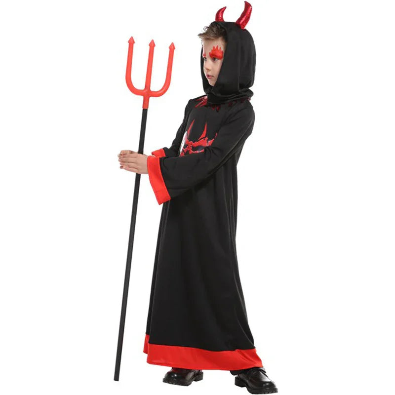 Boys’ Black Devil Vampire Halloween Costume