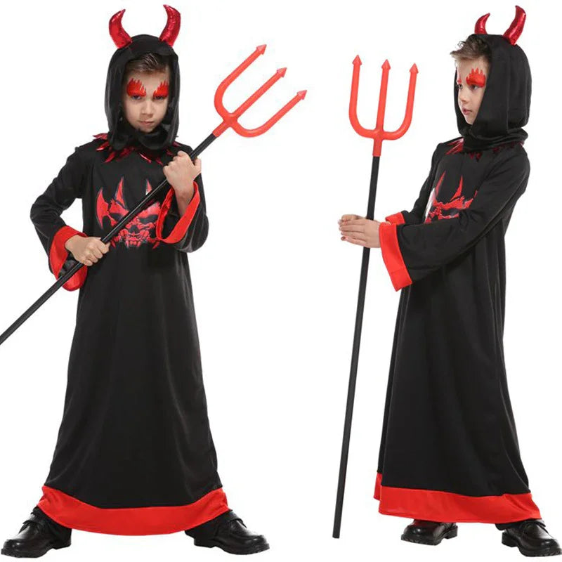 Boys’ Black Devil Vampire Halloween Costume