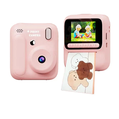 Instant Printing Camera 1080P 2.4inch Display Toys  Camera Print Photo Video Music Games