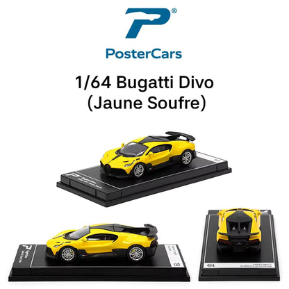 PosterCars 1:64 Hypercar League Collection – 24-Piece Diecast Supercar Set (Pagani, McLaren, Koenigsegg, Lamborghini, Bugatti, Aston Martin, Porsche)