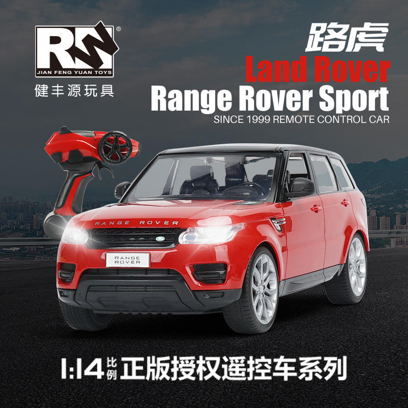 RW Range Rover 1:10 Scale RC Car – Rechargeable Remote Control SUV with Headlights
