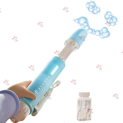 Magic Bubble Pen Rechargeable Bubble Maker Toy for Kids with LED Light, Bubble Solution, Battery & USB Charging Cable – 47 cm, Pack of 1
