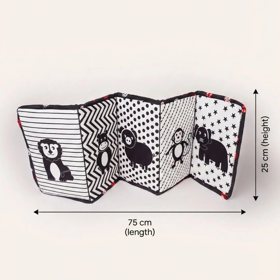 LiLLBUD High Contrast Tummy Time Book