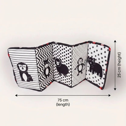 LiLLBUD High Contrast Tummy Time Book