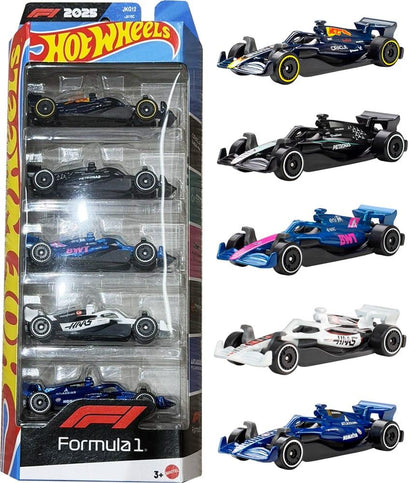 Hot Wheels Formula 1 2025 Diecast Car Multi Pack – Official F1 Team Racing Models Set