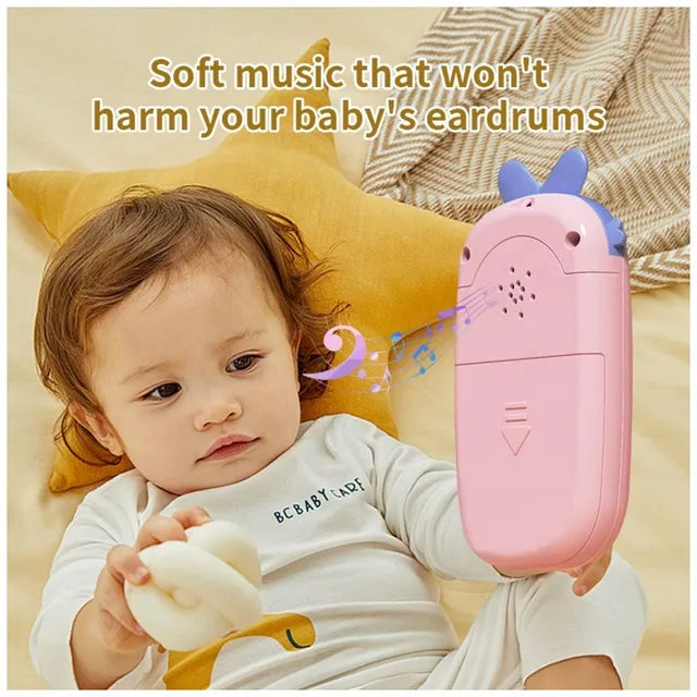 Huanger Puzzle Phone Baby Toy – Interactive Musical Learning Phone for Toddlers (18+ Months)