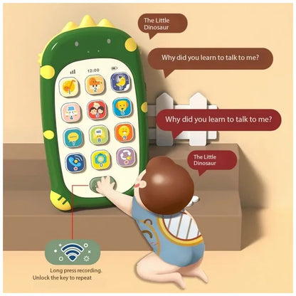 Huanger Puzzle Phone Baby Toy – Interactive Musical Learning Phone for Toddlers (18+ Months)