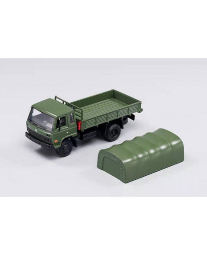 Die Cast Team 1:64 Dongfeng Cummins Military Cargo Truck LL-025-55 Army Green (LHD) Diecast Model | Premium Collectible Display Vehicle