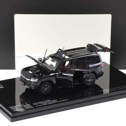 LCD Models 1:43 Toyota Land Cruiser LC300 GR Sport White Metallic Die-Cast Model Car | Two Variants Collectible
