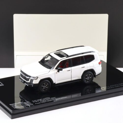 LCD Models 1:43 Toyota Land Cruiser LC300 GR Sport White Metallic Die-Cast Model Car | Two Variants Collectible