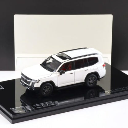 LCD Models 1:43 Toyota Land Cruiser LC300 GR Sport White Metallic Die-Cast Model Car | Two Variants Collectible