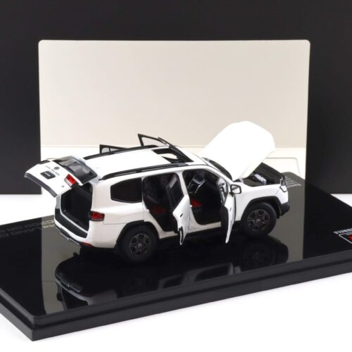 LCD Models 1:43 Toyota Land Cruiser LC300 GR Sport White Metallic Die-Cast Model Car | Two Variants Collectible