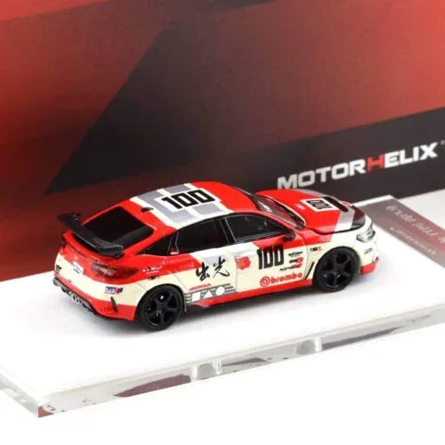 Motorhelix 1:64 Honda Civic Type R Idemitsu Livery Diecast Model Car | 4 Color Variations | Collector Edition