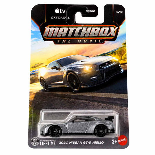 Matchbox 1:64 2020 Nissan GT-R NISMO (Blister Pack) Die-Cast Model Car | Matchbox The Movie Series 3/12