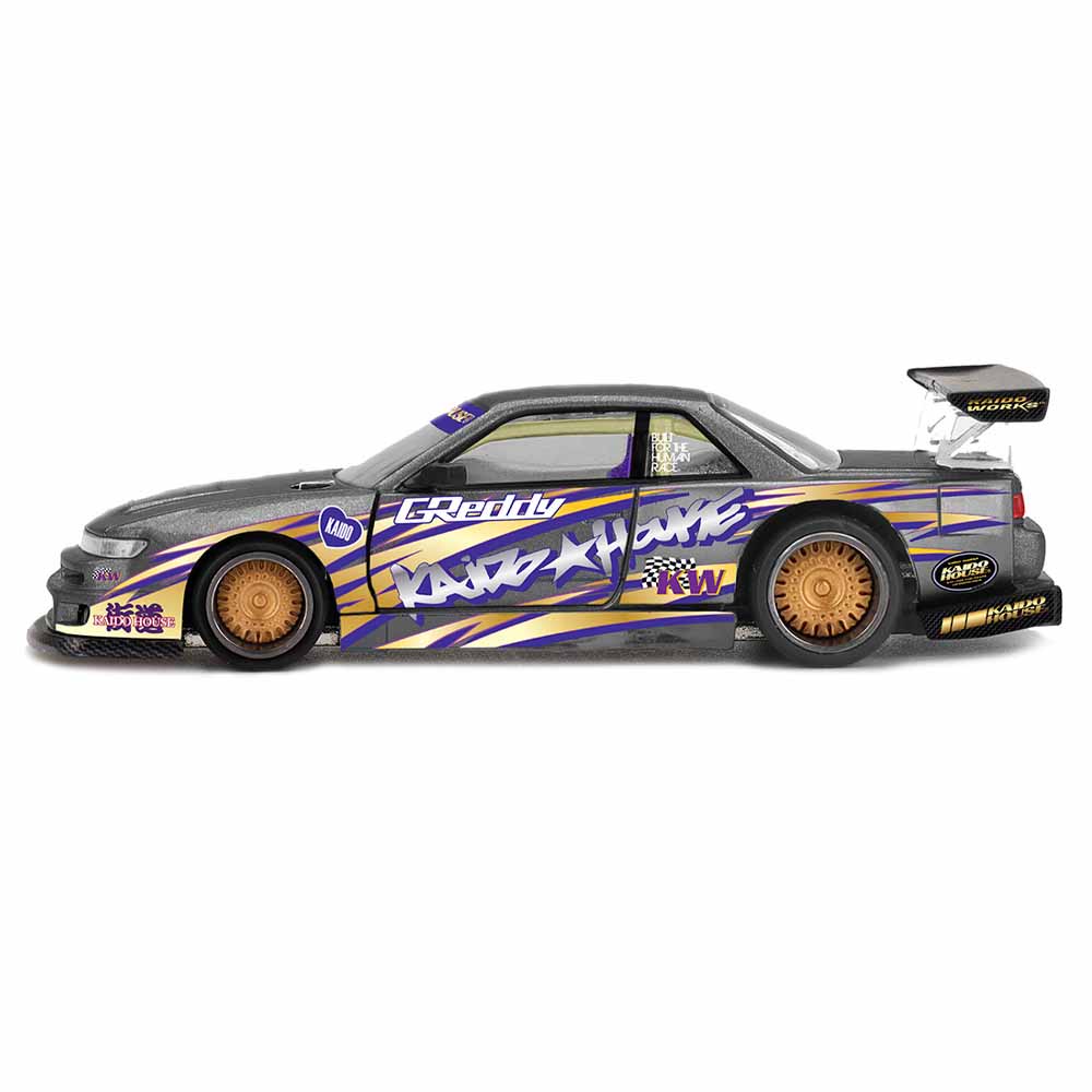 Kaido House x MINI GT 1:64 Nissan Silvia S13 R Kaido Drift V1 Limited Edition Die-Cast Model Car