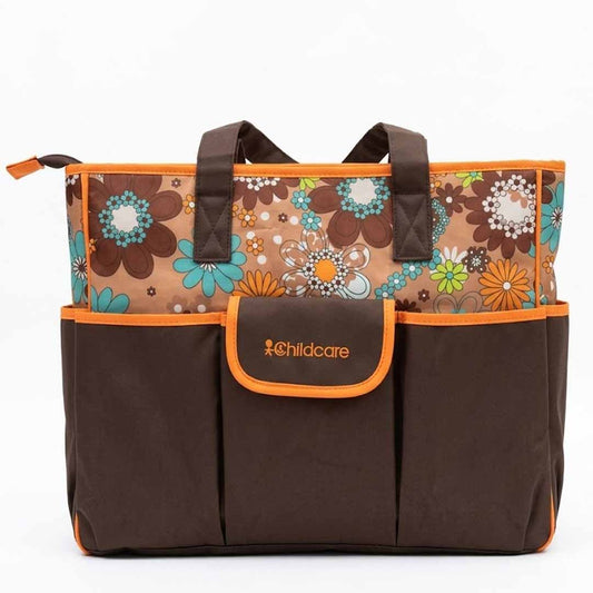 Childcare Baby Travel Organiser Bag with Multiple Pockets – Large Capacity Maternity Baby Care Organizer Tote Bag