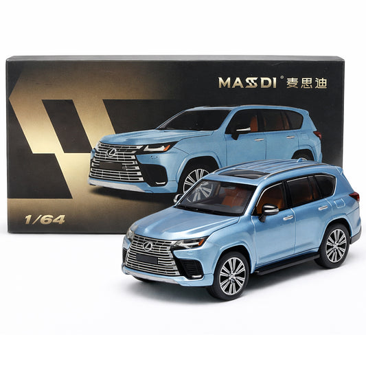 MASSDI 1:64 Lexus LX600 2022 Diecast Luxury SUV – Premium Mini Collector Model Car