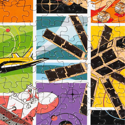 Jigsaw Nation ISRO Originals – The Explorer 150 Piece Jigsaw Puzzle | Space & Satellite Theme Puzzle for Kids & Adults