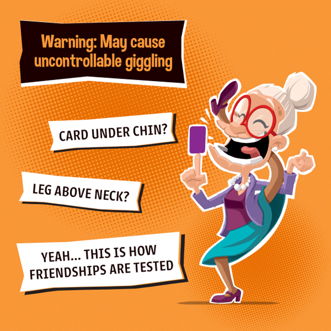 Yogi Party Card Game – Fun Physical Challenge Game for Family & Friends