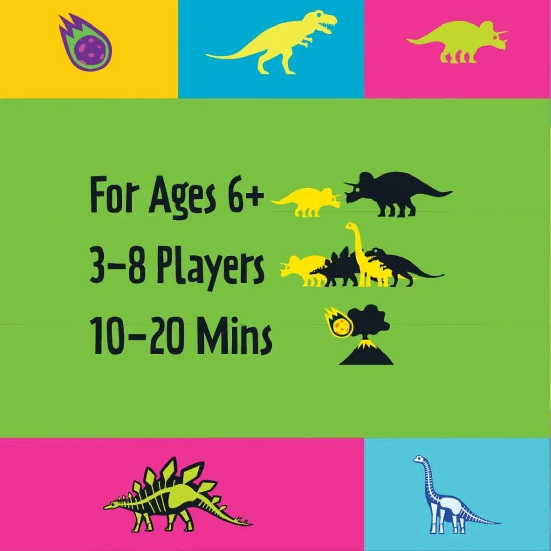 Grab That Dino – Fast-Paced Dinosaur Matching Card Game for Kids & Families