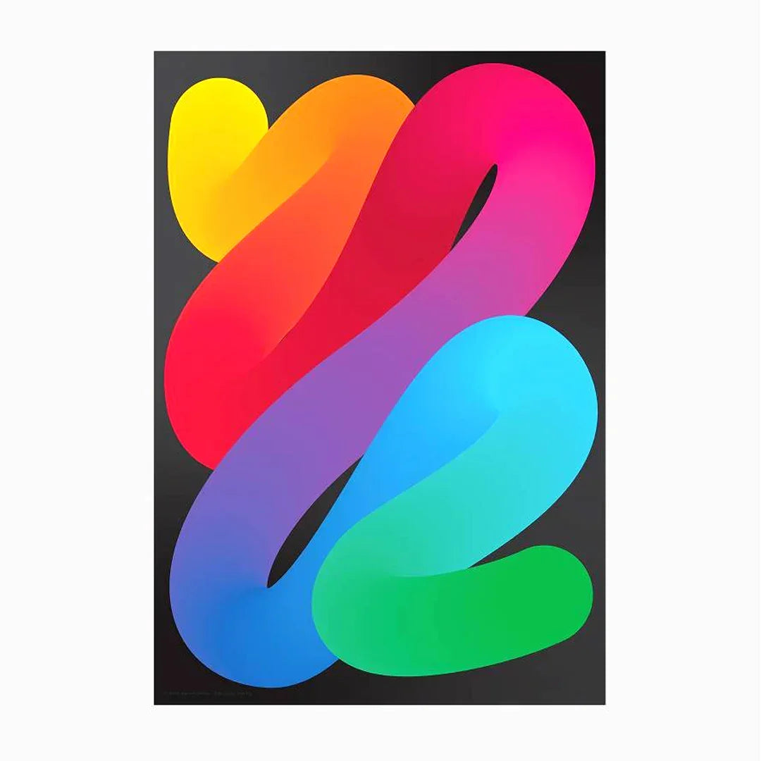Jigsaw Nation Squiggle Party 500 Piece Rectangle Puzzle | Modern Abstract Art Jigsaw Puzzle for Teens & Adults