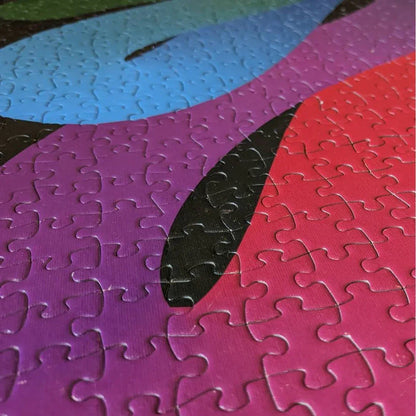 Jigsaw Nation Squiggle Party 500 Piece Rectangle Puzzle | Modern Abstract Art Jigsaw Puzzle for Teens & Adults