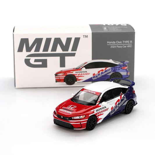 MINI GT 1:64 Honda Civic Type R – 2024 Pace Car HRC | Premium Diecast Model