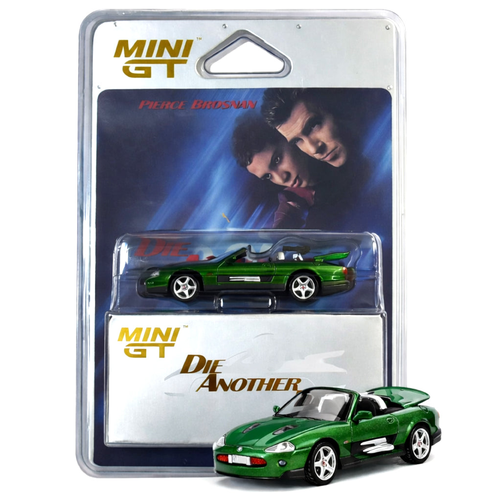 MINI GT 1:64 (Blister Pack) Jaguar XKR Convertible – Die Another Day James Bond Edition |  Diecast Model