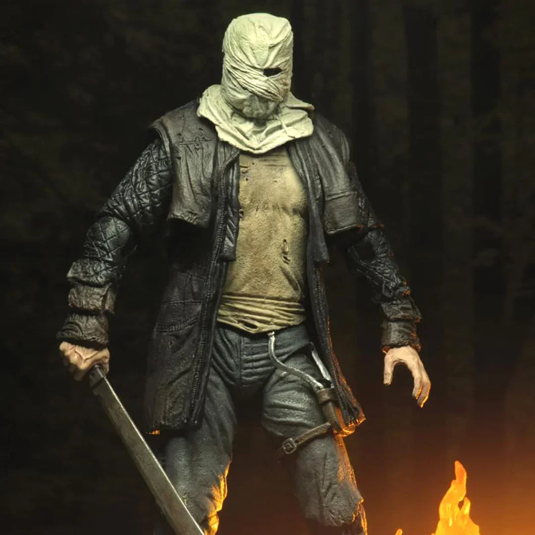 Jason Voorhees Ultimate Action Figure – Friday the 13th Collectible Figure with Accessories