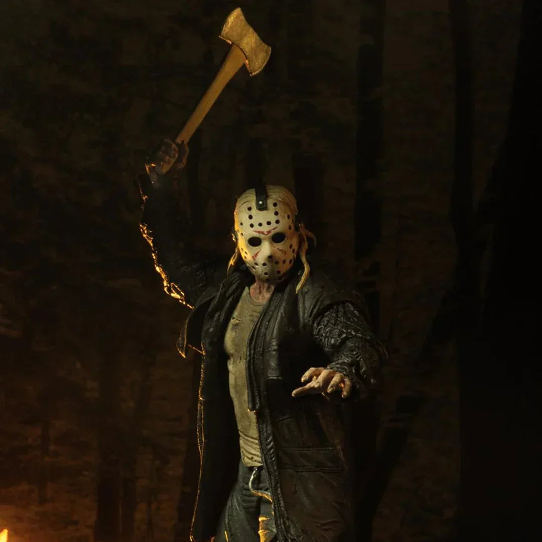 Jason Voorhees Ultimate Action Figure – Friday the 13th Collectible Figure with Accessories