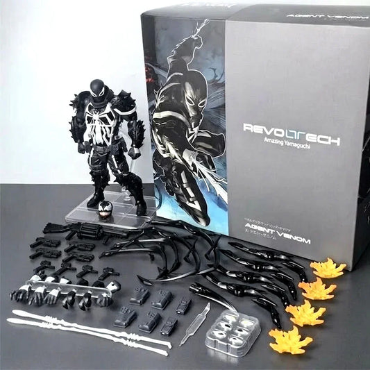 Revoltech Amazing Yamaguchi Agent Venom Action Figure – Marvel Comics Collectible