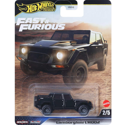 Hot Wheels Premium Fast & Furious Lamborghini LM002 1:64 Die-Cast SUV – Metal Body with Real Riders Wheels